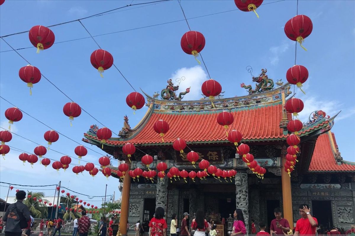 Lebih dari 1.500 umat rayakan Imlek di Vihara Satya Darma Benoa Bali 