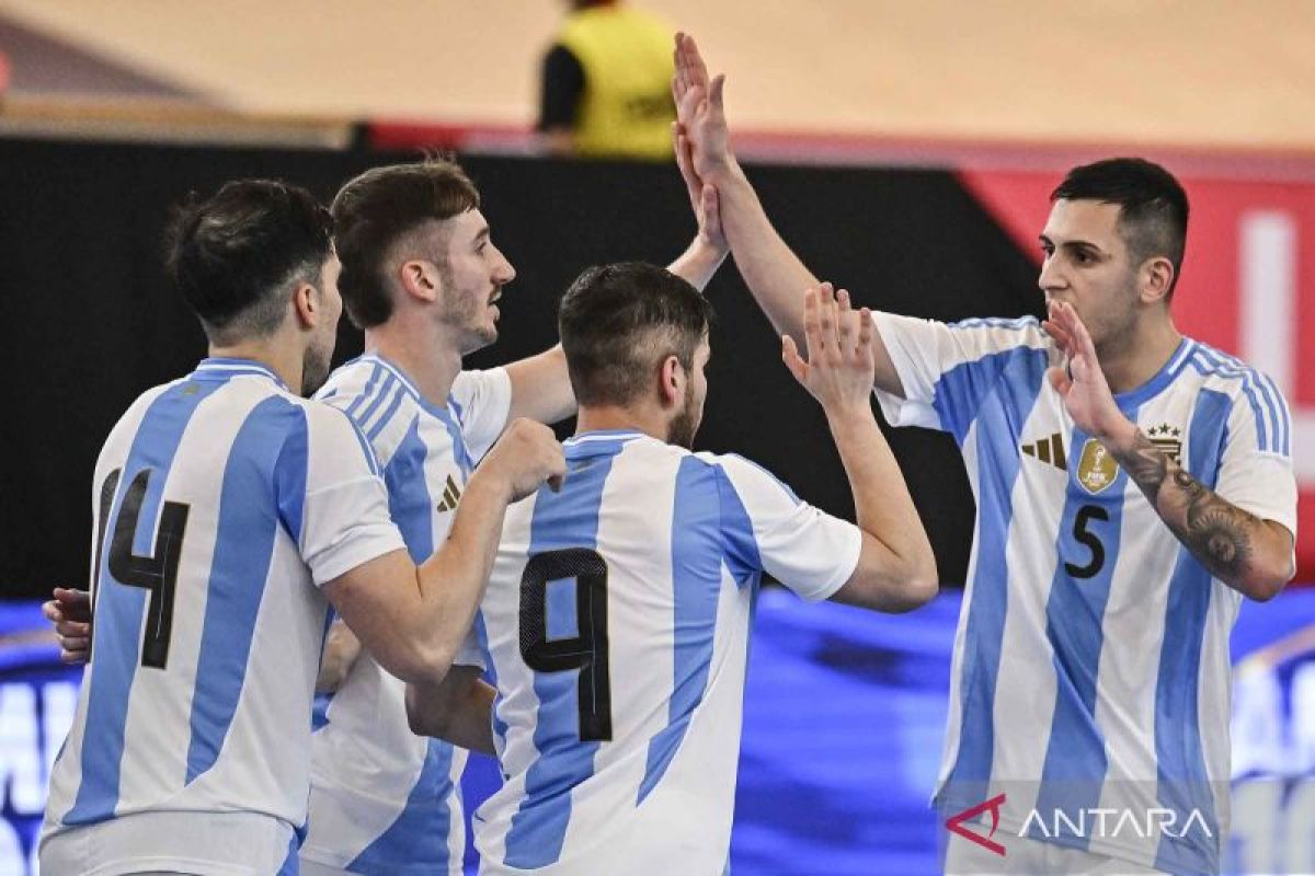 Indonesia Futsal 4 Nations World Series 2025: Timnas futsal Argentina kalahkan Arab Saudi dengan skor 8-7