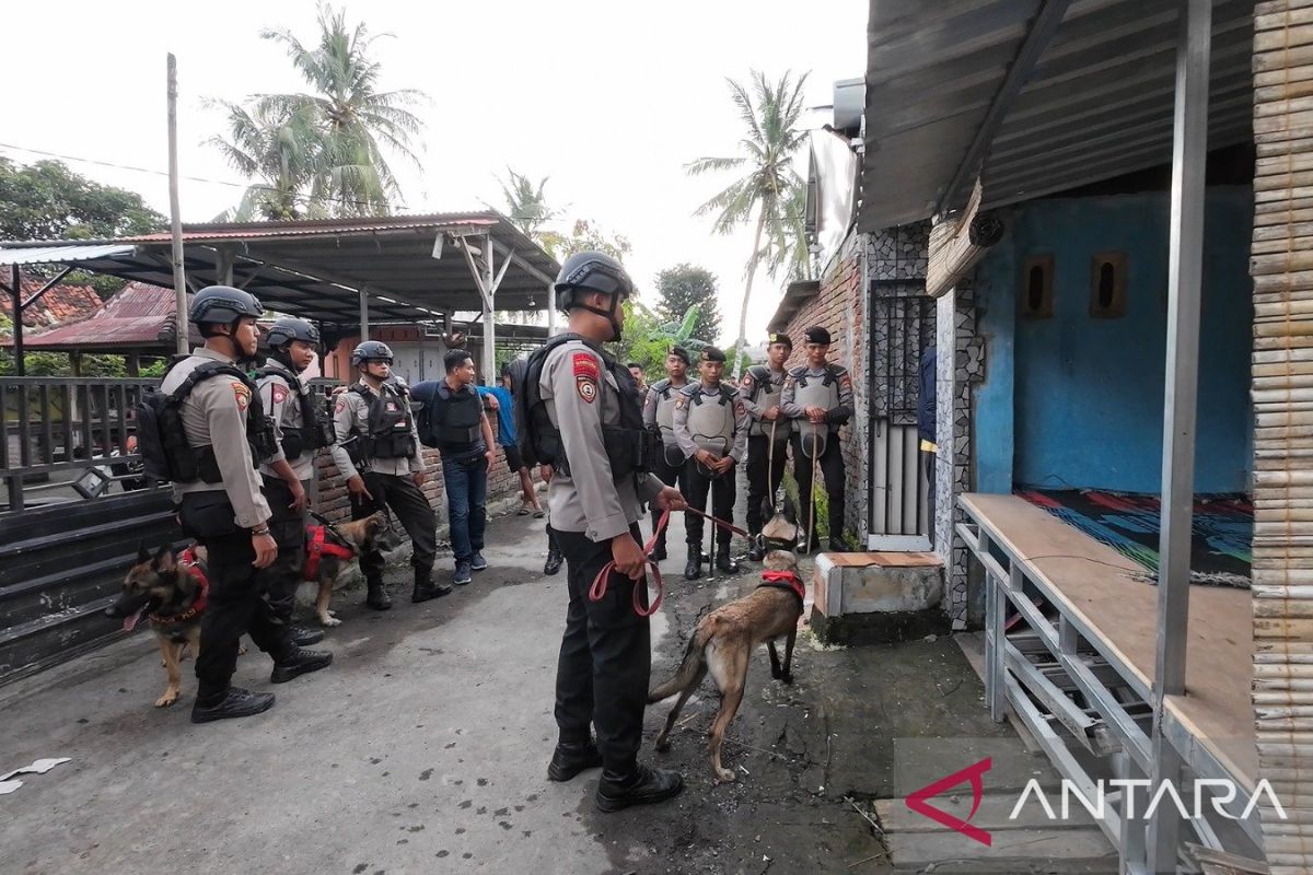 Polda NTB libatkan unit K-9 amankan 29,72 gram sabu di Kampung Narkoba