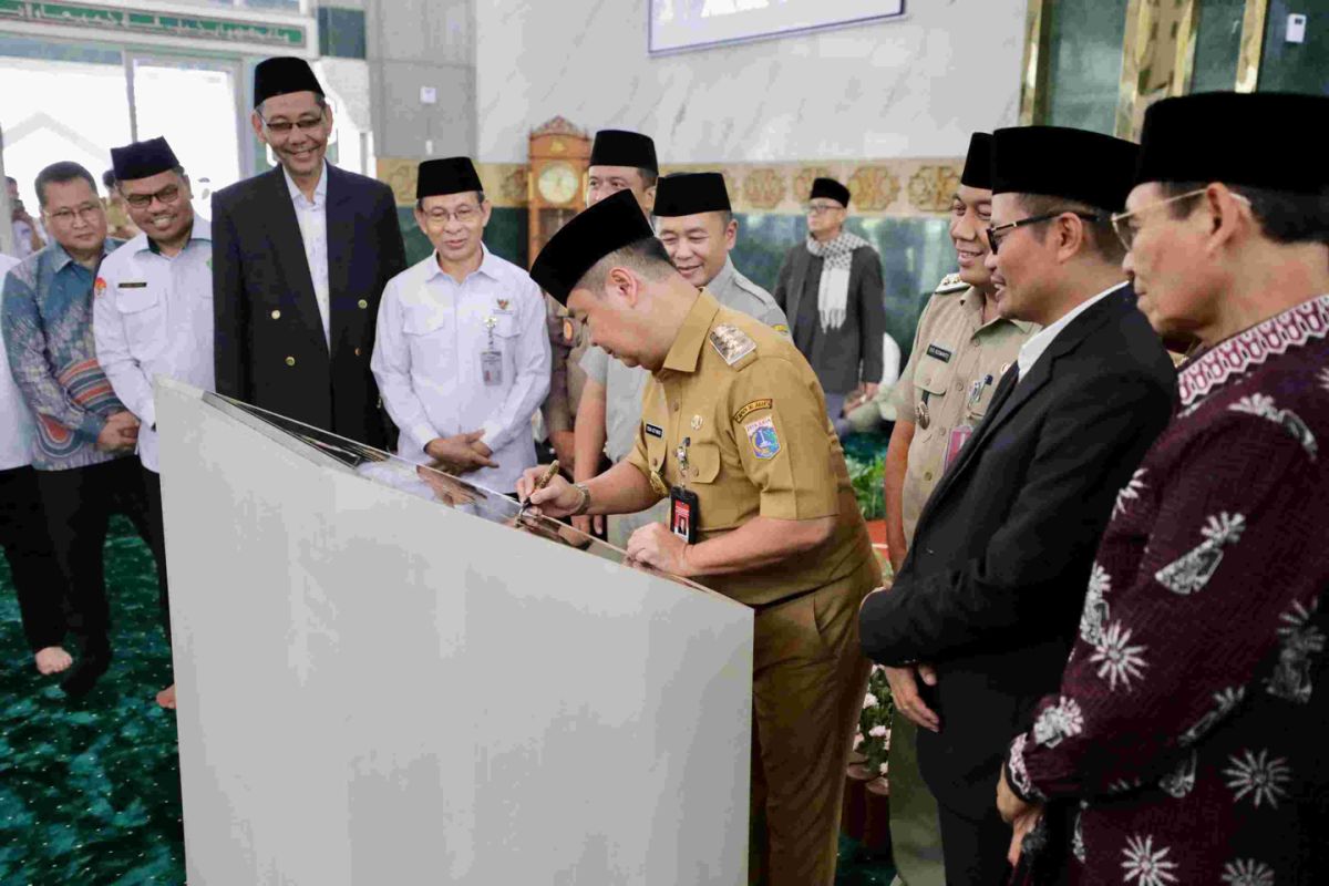 Pj. Gubernur DKI resmikan Masjid As-Sahara di Kantor Wali Kota Jakbar