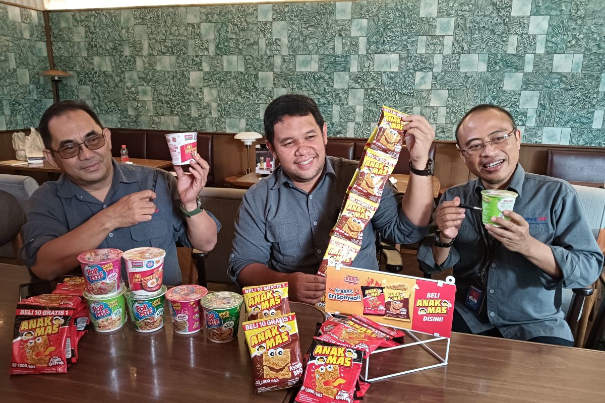 Indofood kenalkan produk baru Anak Mas dan Pop Mie mini