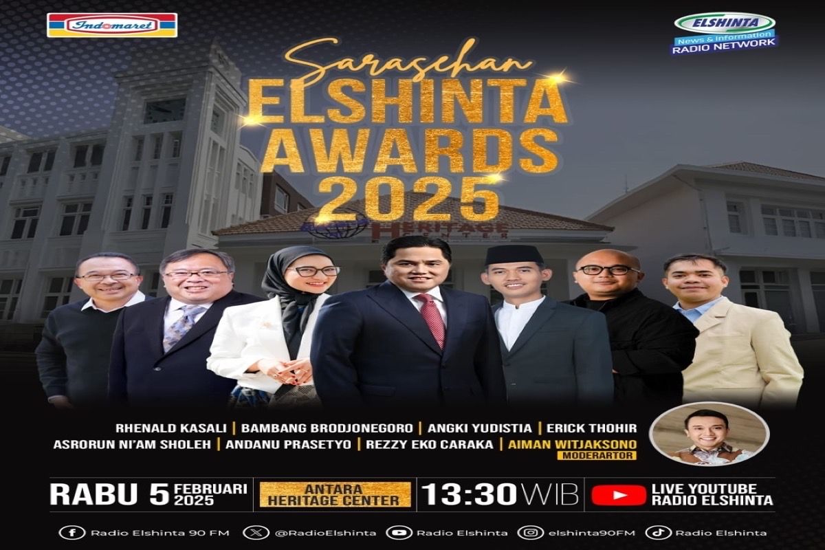 Sarasehan dan Elshinta Award 2025 siap digelar dukung Indonesia Emas