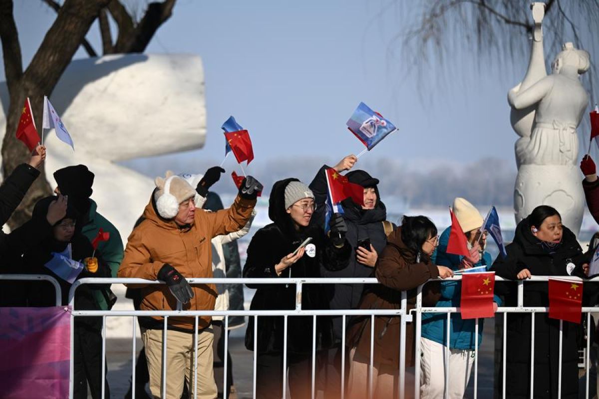 Kirab obor Asian Winter Games Ke-9 sukses digelar di Harbin China