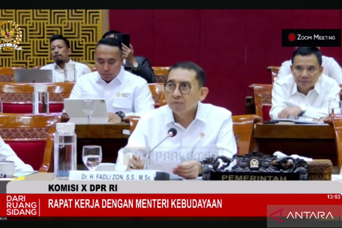 Menteri Fadli Zon usulkan Badan Bahasa dapat bergabung ke Kemenbud