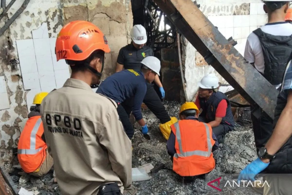 RS Polri periksa DNA dua kantong jenazah korban kebakaran Glodok Plaza