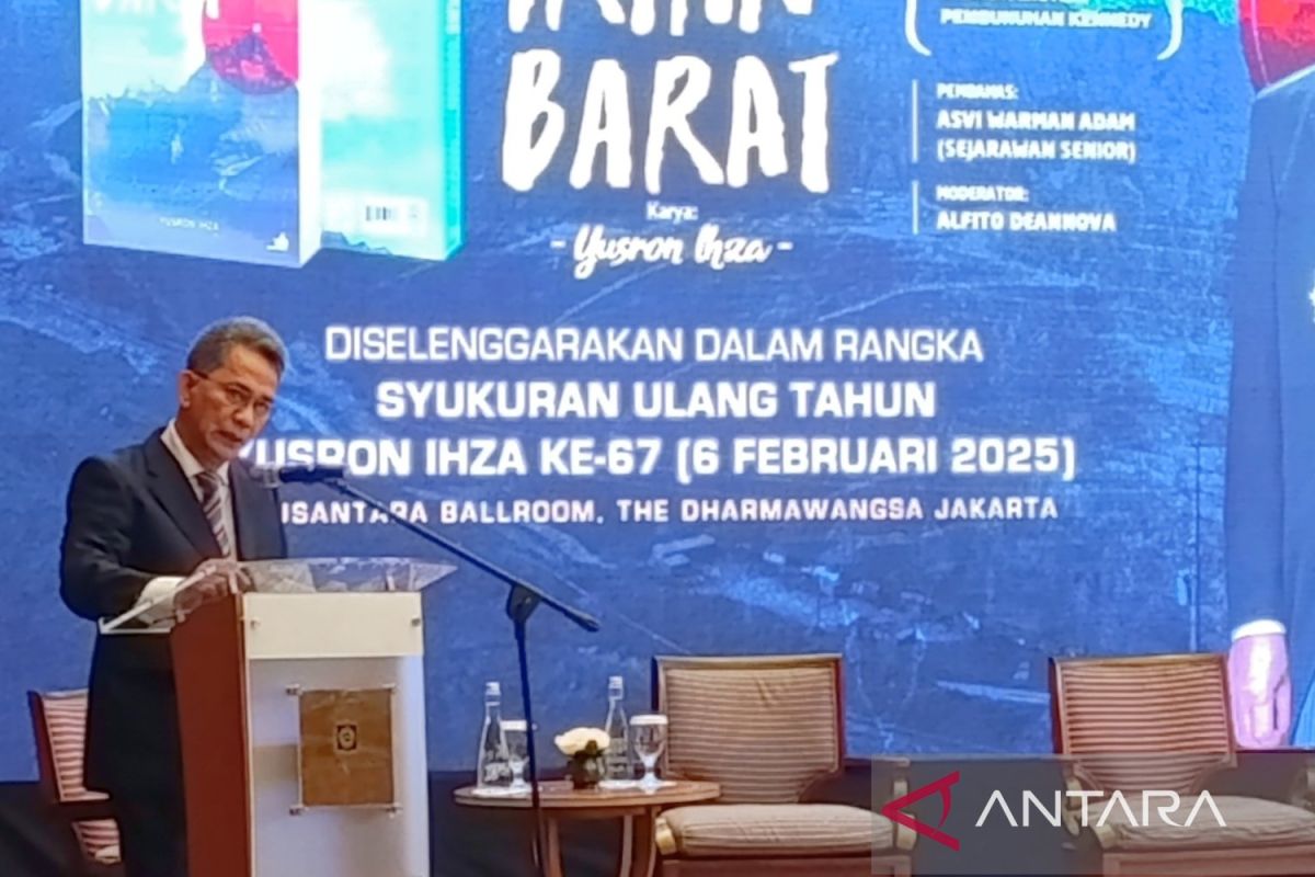 Yusron Ihza luncurkan novel sejarah RI dalam dinamika politik global