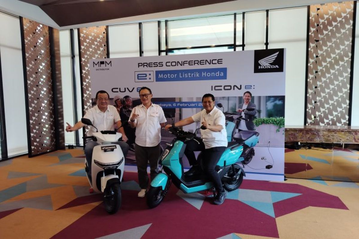 MPM Honda Jatim luncurkan dua model motor listrik