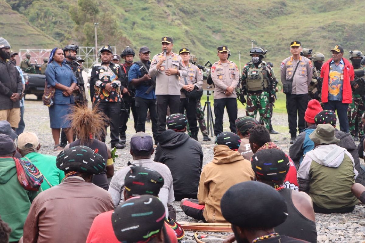 Kapolda minta pendukung paslon bupati Puncak Jaya tak terprovokasi