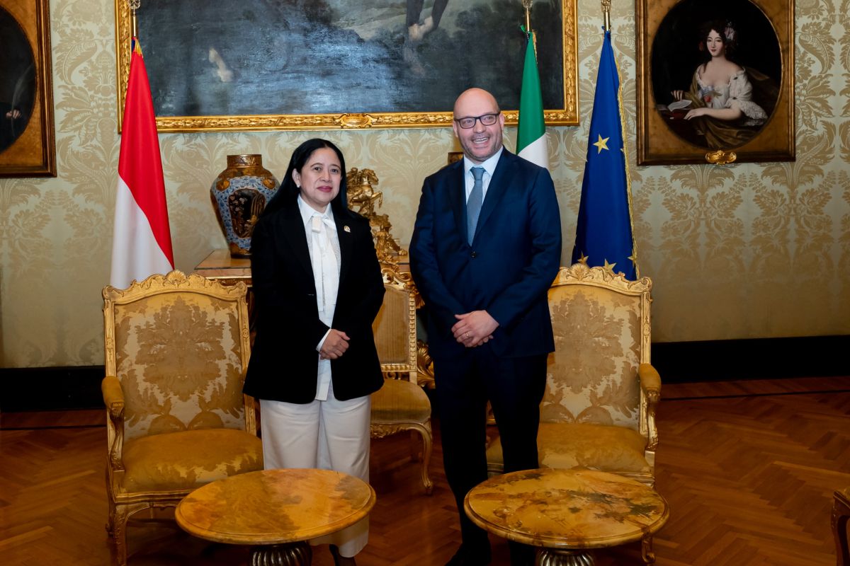 Puan harap RI-Italia saling melengkapi saat bertemu Parlemen Italia