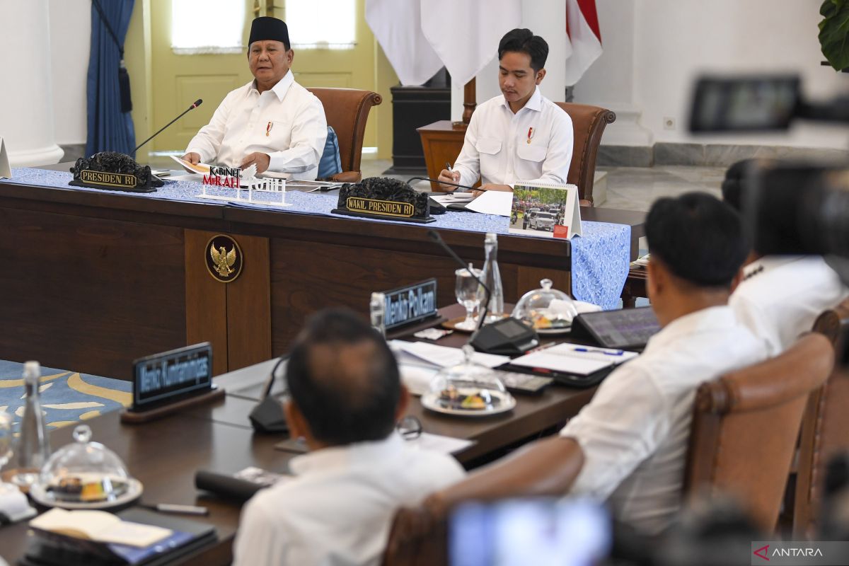 Presiden Prabowo pimpin sidang terkait Dewan Pertahanan Nasional