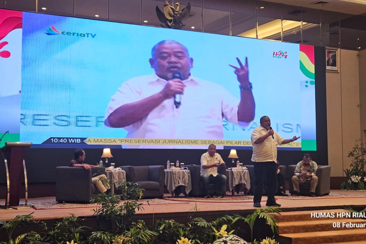 HPN di Riau bahas tantangan jurnalisme menghadapi disrupsi digital