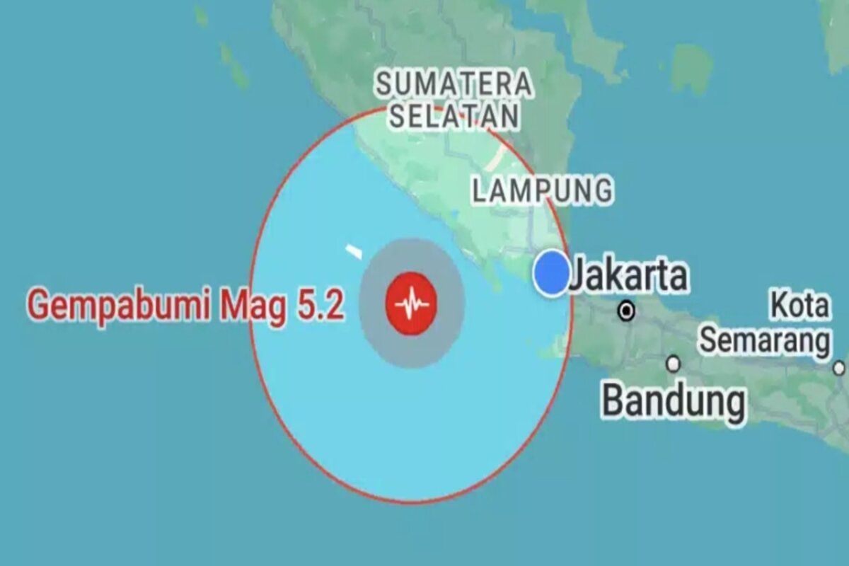 Gempa 5,2 magnitudo guncang Pesisir Barat Lampung Sabtu siang