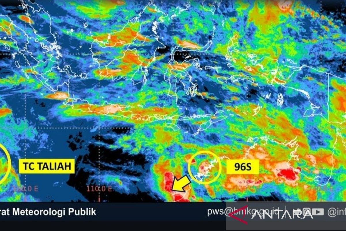 BBMKG: Bibit siklon tropis picu angin kencang 54 km per jam di Bali