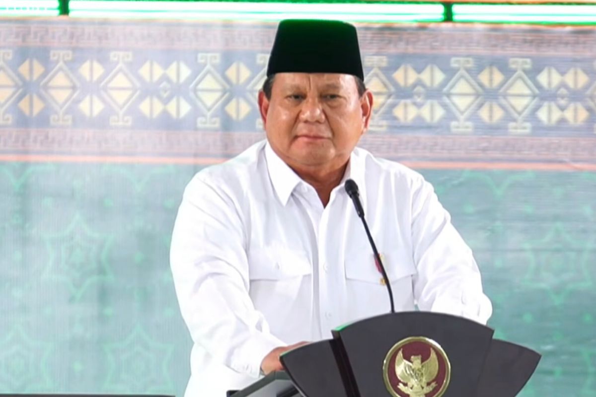 Prabowo sentil oknum yang tak setuju efisiensi dan merasa kebal hukum