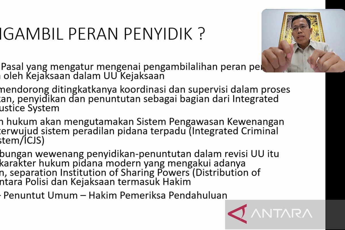 Komjak RI sebut  revisi UU Kejaksaan tak jadikan jaksa kebal hukum