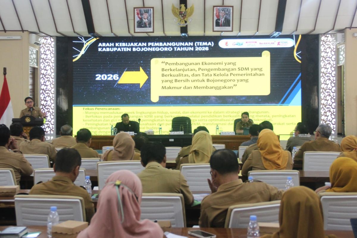 Pemkab Bojonegoro rumuskan program pembangunan 2026