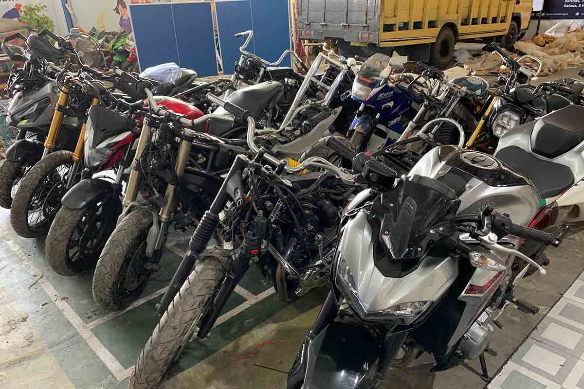 Bea Cukai Langsa-Aceh ungkap impor ilegal sepeda motor bekas