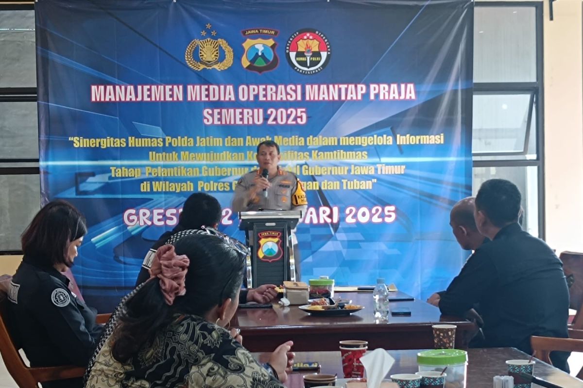 Jelang pelantikan gubernur, Polda Jatim ajak media jaga kondusivitas