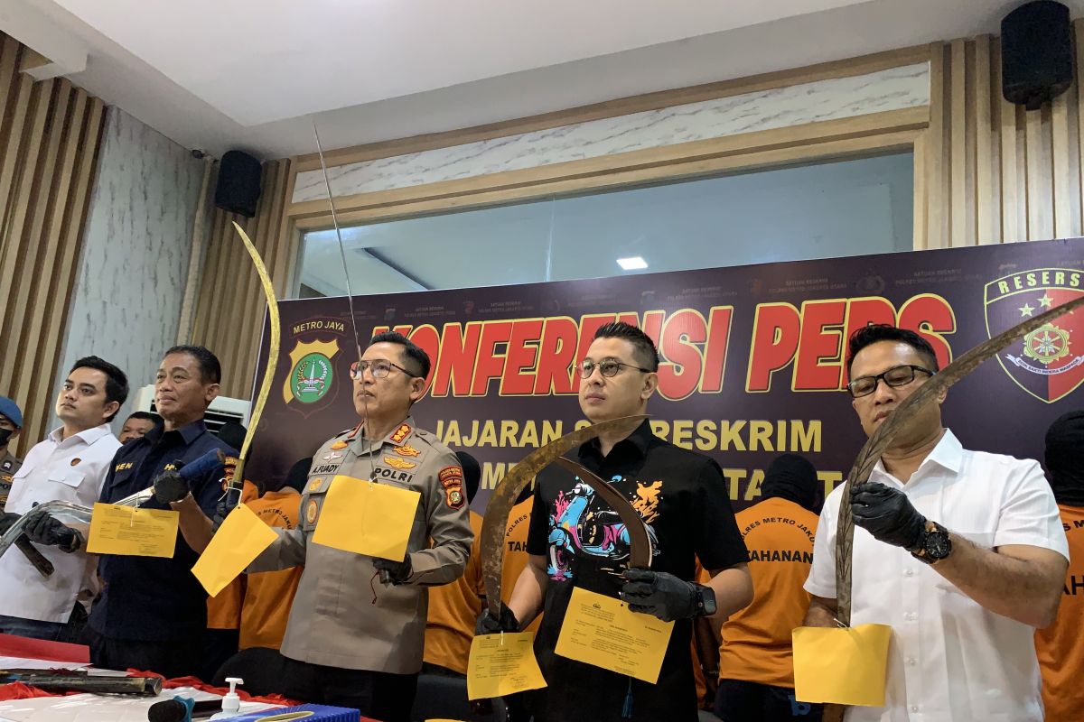 Sembilan pelaku tawuran antar geng ditangkap di Jakarta Utara