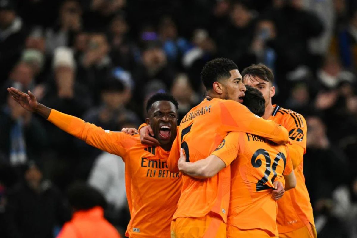 Bellingham jadi penentu kemenangan 3-2 Madrid atas City di Etihad