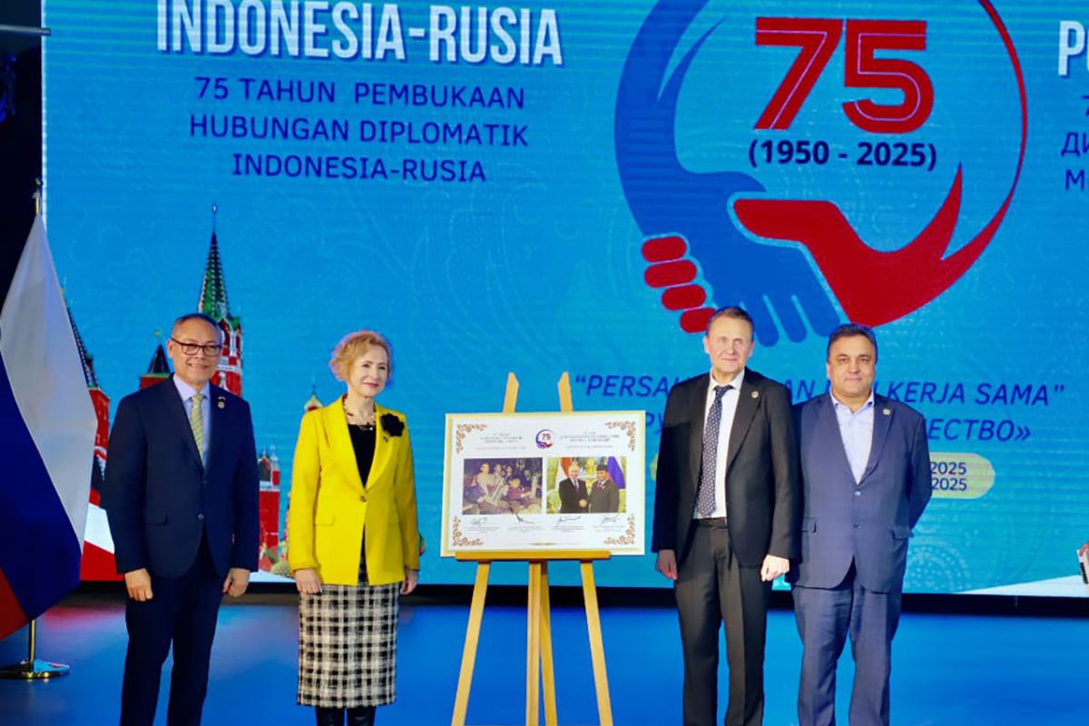 Perayaan HUT ke-75 hubungan diplomatik Indonesia-Rusia meriah