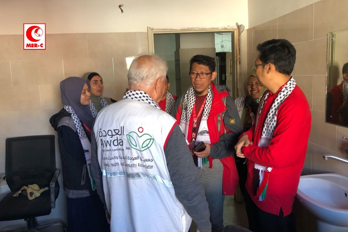 MER-C buka layanan poliklinik di RS Al Awda, Gaza Utara