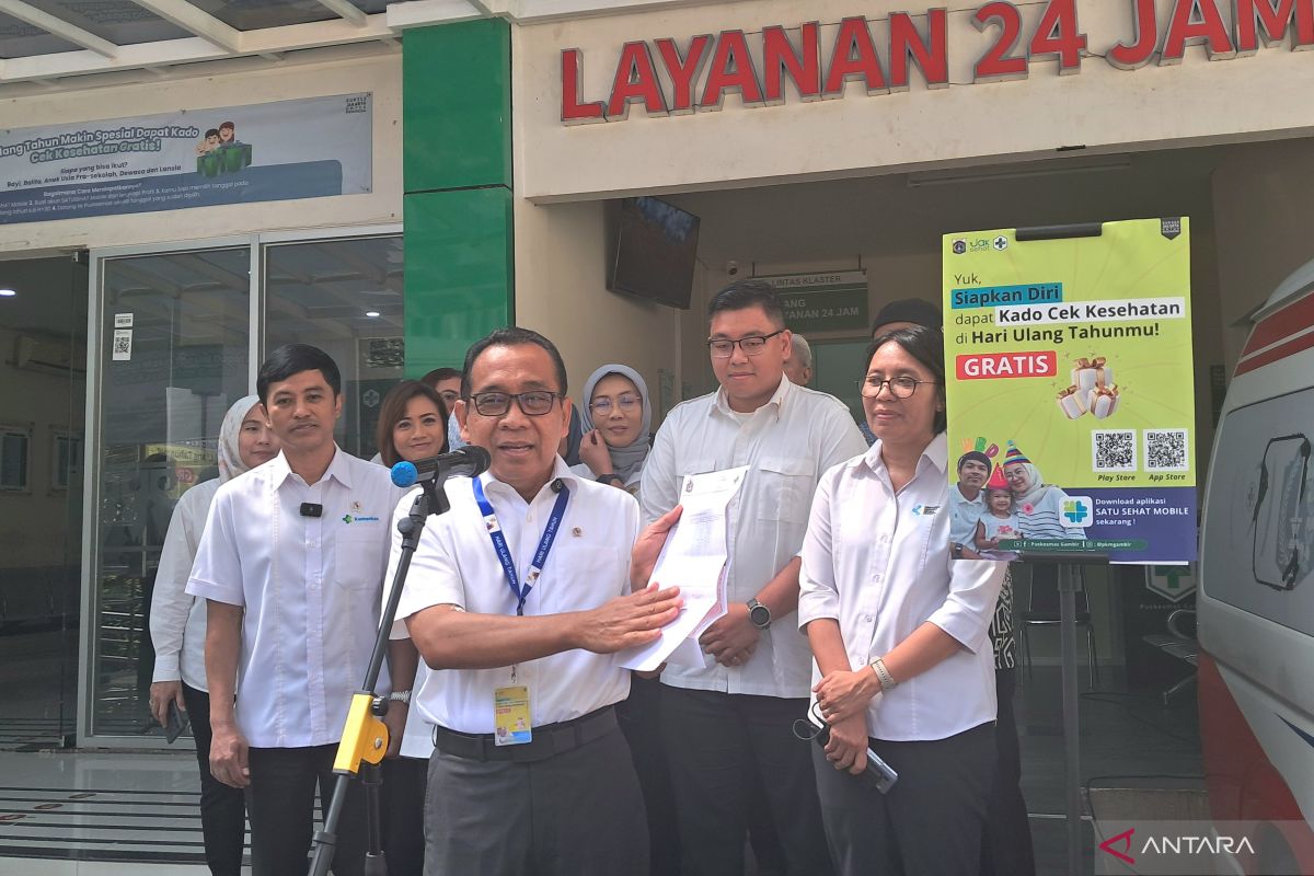 Pratikno dapat layanan cek memori saat Cek Kesehatan Gratis di Gambir