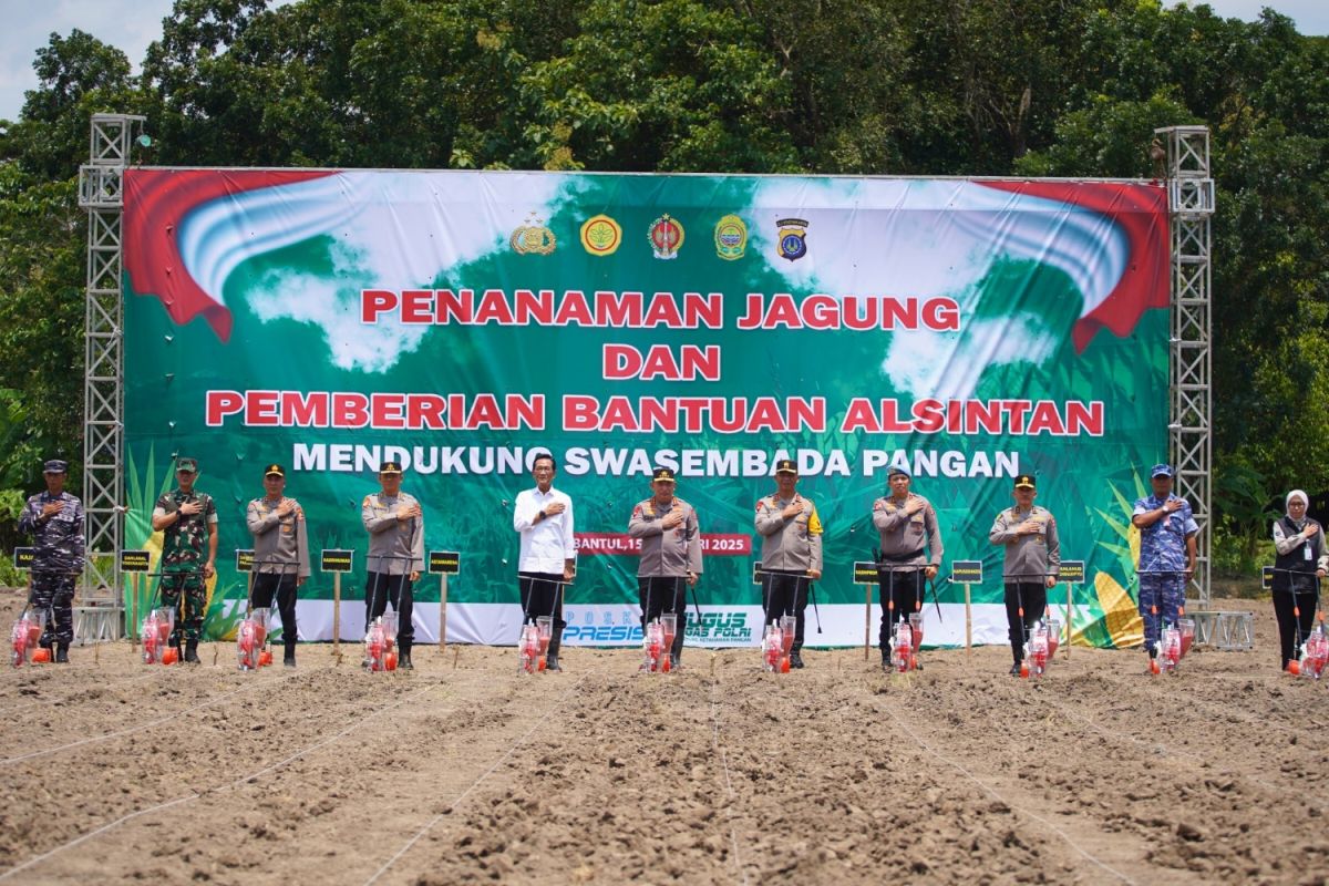 Kapolri dukung swasembada jagung nasional, tingkatkan ketahanan pangan