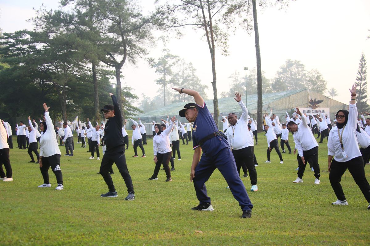 Kepala daerah antusias ikuti senam pagi di Magelang