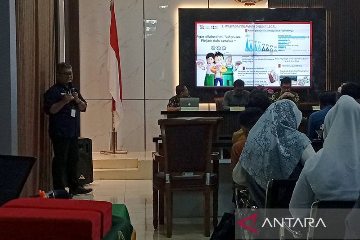 OJK-Dinkominfo sosialisasikan bahaya pinjol dan judol di PN  Purwokerto