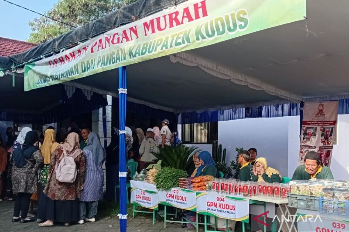 Pemprov Jateng gelar gerakan pangan murah di Kabupaten Kudus