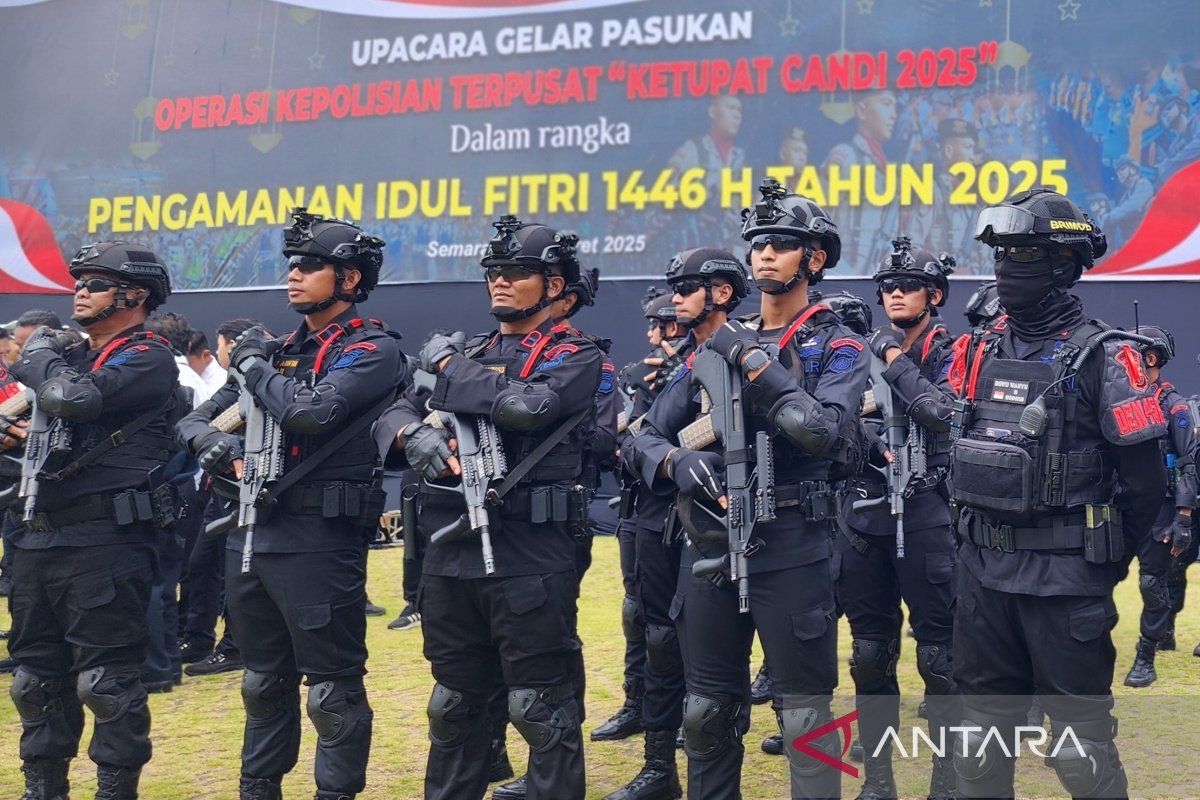 14 ribu personel gabungan siap amankan Operasi Ketupat Candi 2025