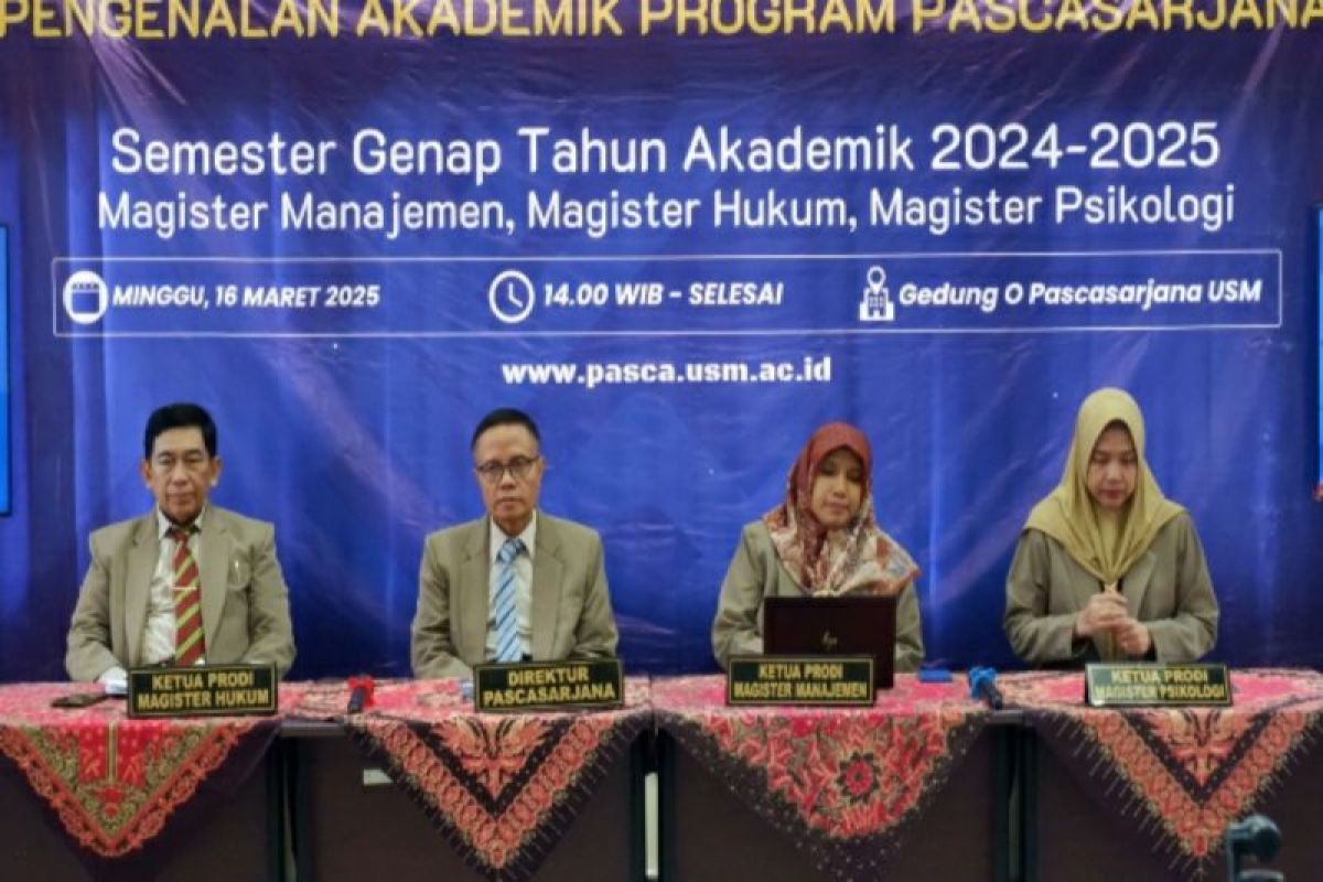 Pascasarjana USM gelar pengenalan akademik mahasiswa