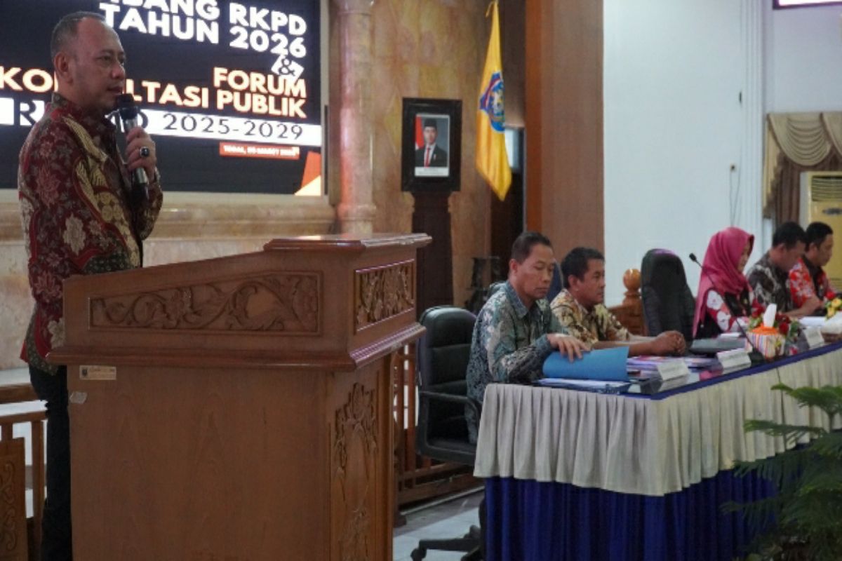 Wali Kota Tegal buka Musrenbang RKPD 2026, inilah target yang ditetapkan