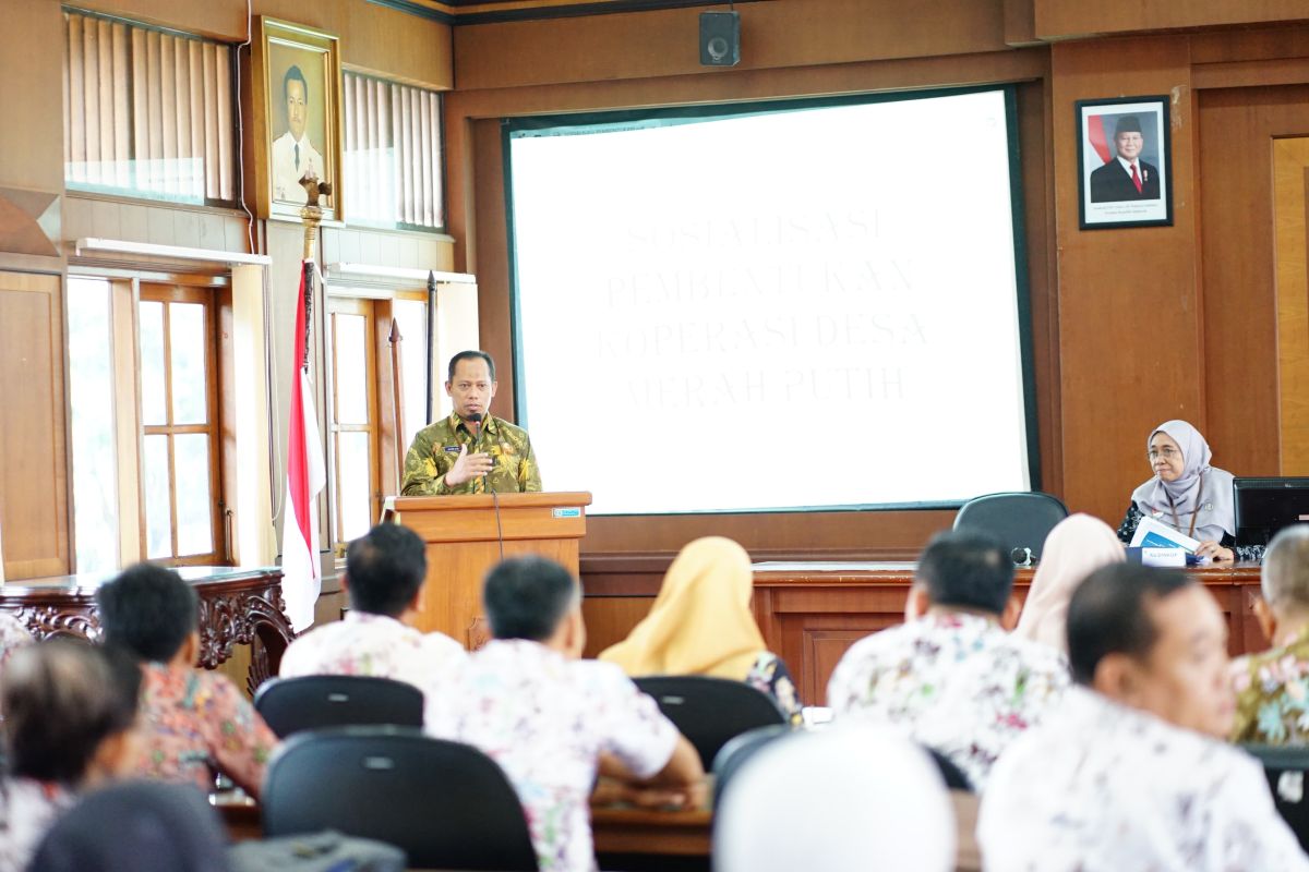 Pati sosialisasikan  pembentukan Koperasi Desa Merah Putih