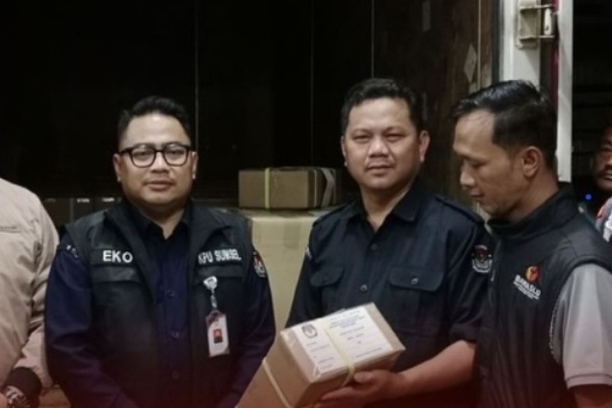 KPU terima 256.699 lembar surat suara PSU Pilkada Empat Lawang
