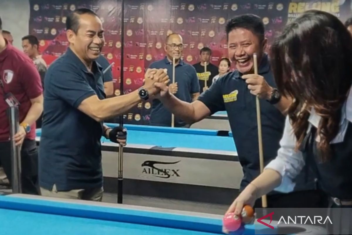 Kapolda hadapi Gubernur Sumsel dalam turnamen billiard challenge di Palembang
