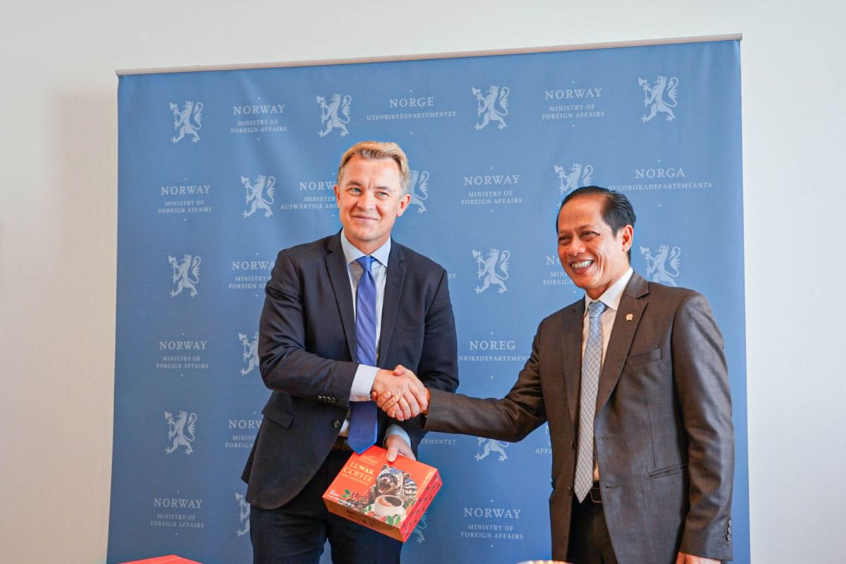 RI dan Norwegia sepakat perkuat kerja sama tangani perubahan iklim