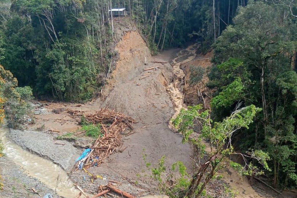 19 warga hilang akibat banjir bandang & longsor di Pegunungan Arfak