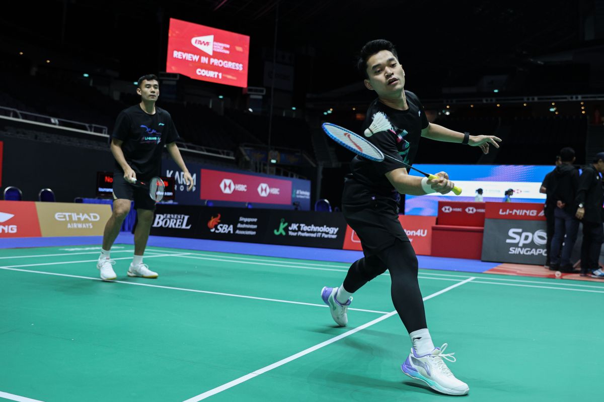 Leo/Bagas terhenti di babak 32 besar Singapura Open