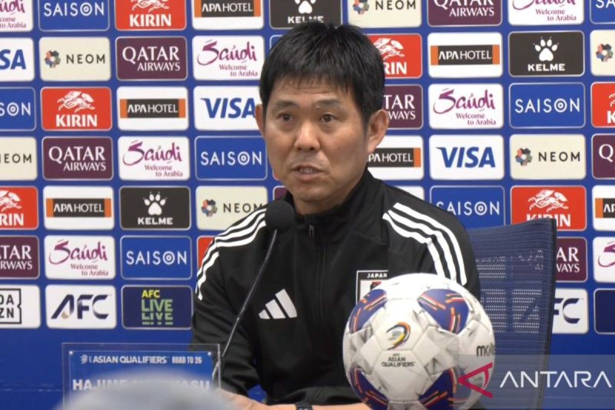 Meski menang telak, Moriyasu masih ingin Jepang terus main lebih baik