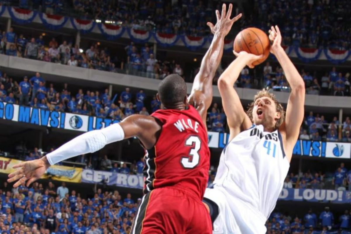 Dirk Nowitzki jadi top scorer sepanjang masa untuk Mavericks