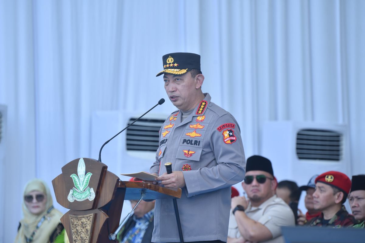 Kapolri hadiri apel akbar Kokam Pemuda Muhammadiyah di Sleman