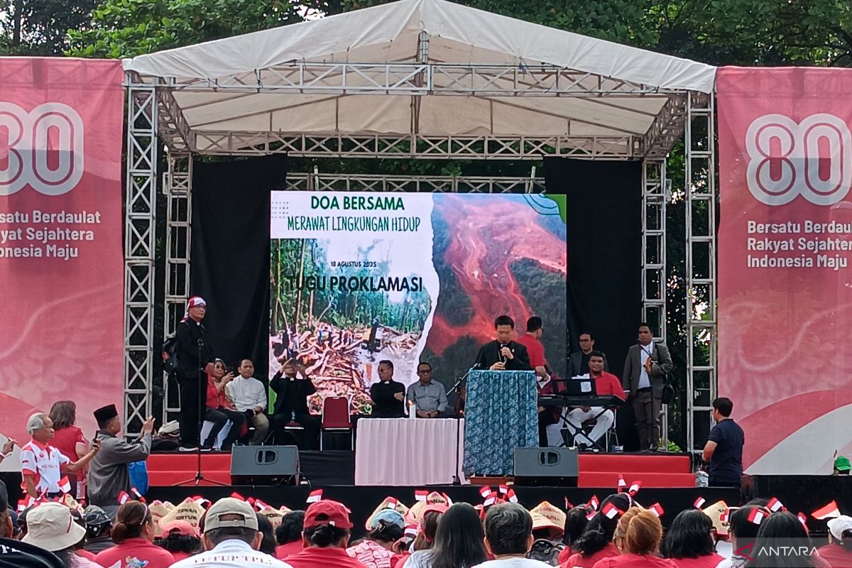 Ribuan jemaat HKBP doakan alam terpelihara baik pada momentum HUT RI