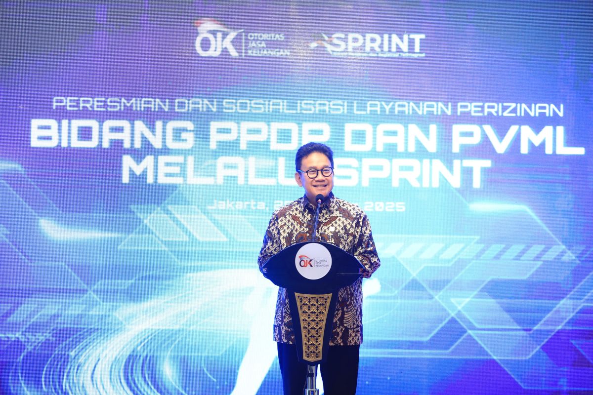 OJK alihkan layanan perizinan PPDP-PVML ke SPRINT mulai 1 September