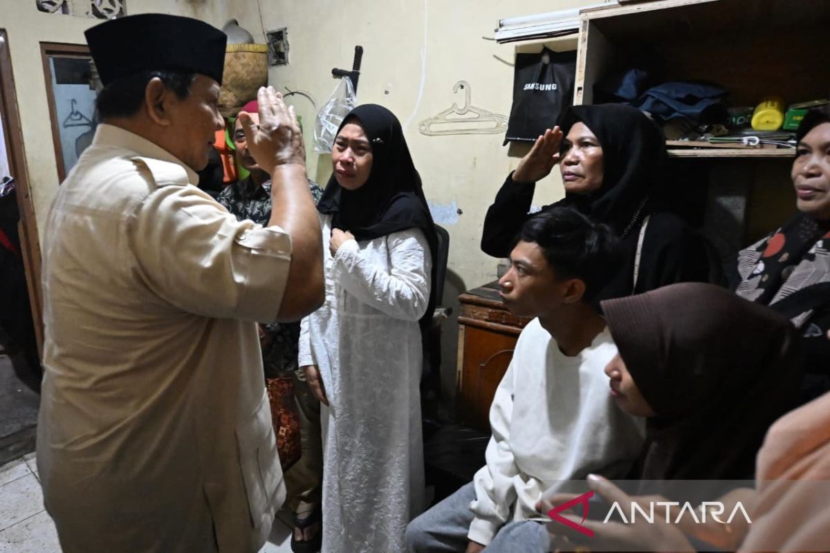 Temui orang tua Affan, Presiden Prabowo komitmen tegakkan keadilan