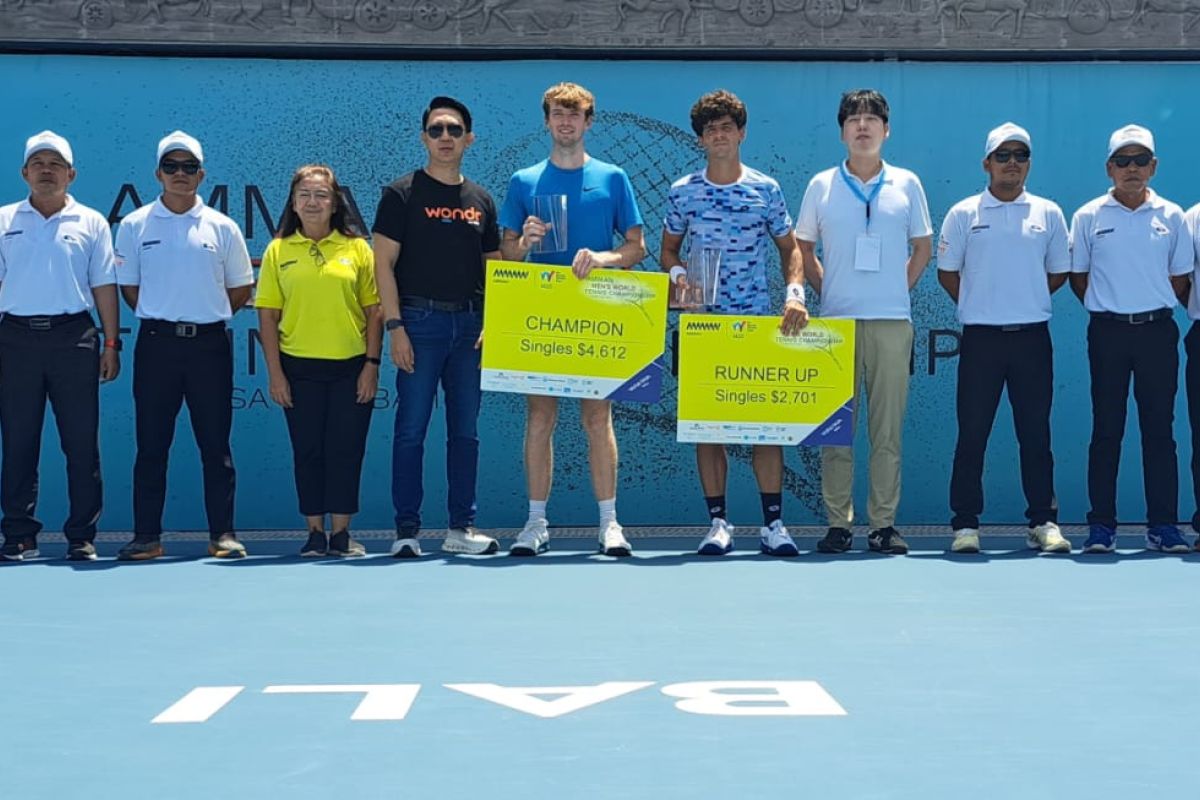 Petenis Inggris Max Basing juarai ITF M25 Bali 2025 seri VI