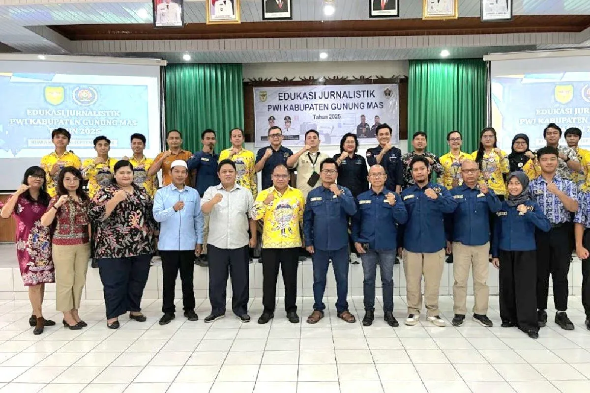 Pemkab Gunung Mas Apresiasi PWI Gelar Pelatihan Jurnalistik untuk ASN dan Pelajar