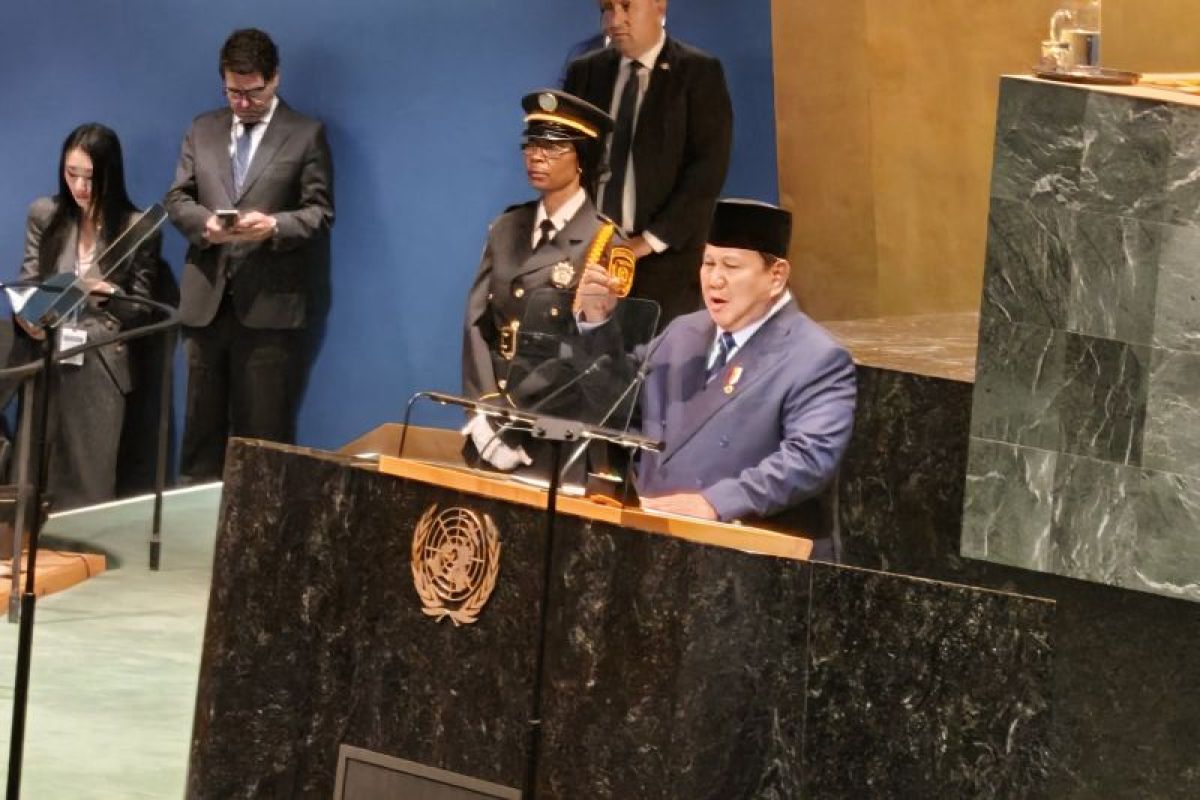 Di PBB, Prabowo umumkan rekor produksi beras dan ekspor hingga Palestina