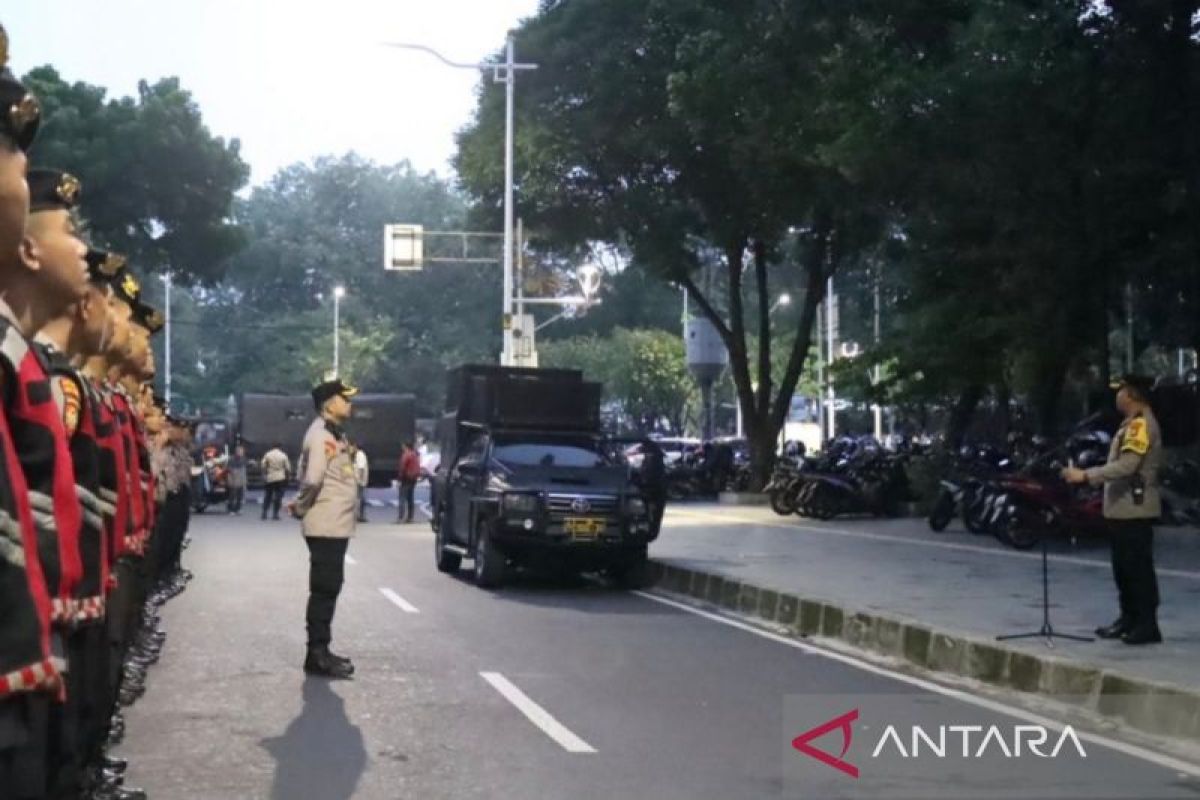 Polisi kerahkan 1.587 personel amankan HUT ke-80 TNI di Monas